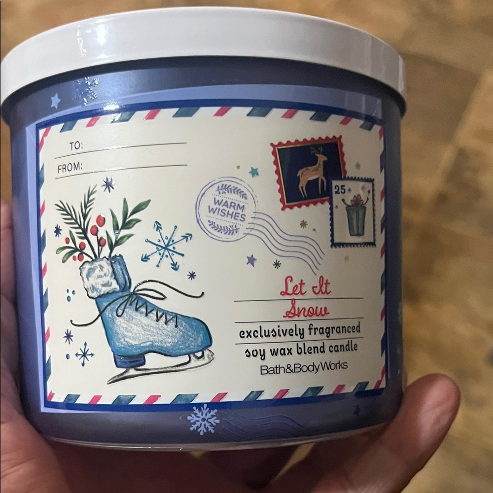 Bath & Body Works Winter Blue Candle